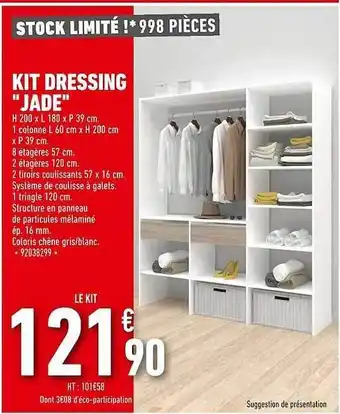 Brico Cash Kit dressing offre