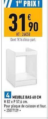 Brico Cash Meuble bas 60 cm offre