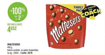 Casino Supermarchés Maltesers offre