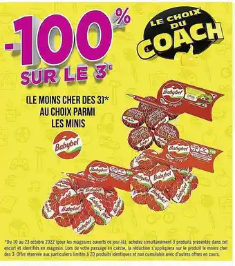 Casino Supermarchés Les minis babybel offre