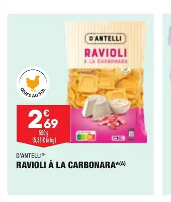 ALDI Ravioli A La Carbonara offre