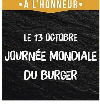 Géant Casino Journée mondiale du burger offre