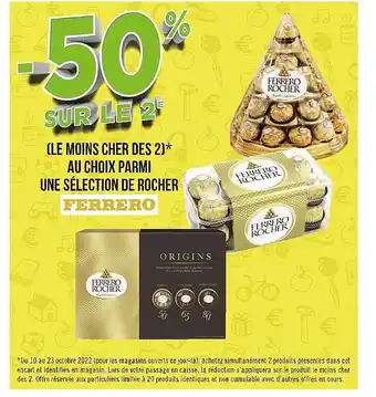 Géant Casino Rocher ferrero offre