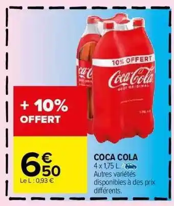 Carrefour Market Coca cola offre