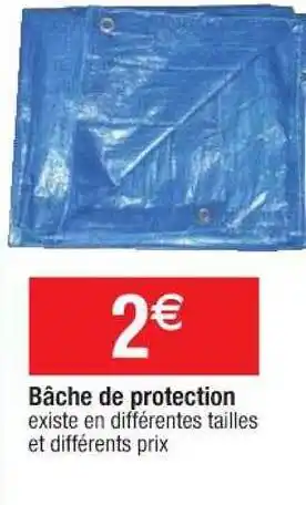 Cora x Carrefour Bâche de protection offre