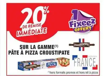 Cora x Carrefour La gamme pâte à pizza croustipate offre