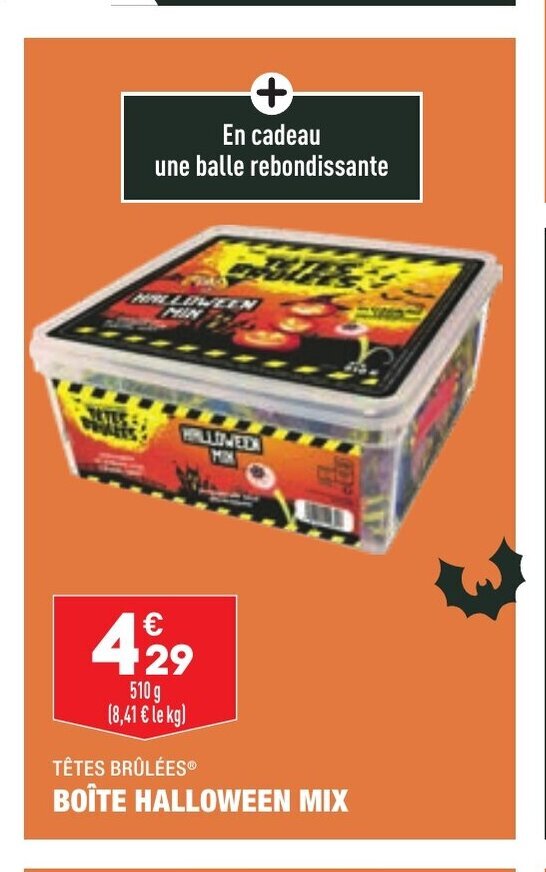 Promo Boite Halloween Mix chez ALDI