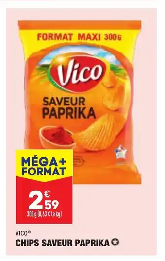 ALDI Chips Saveur Paprika offre