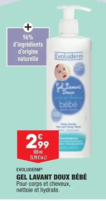 ALDI Gel Lavant Doux Bébé offre