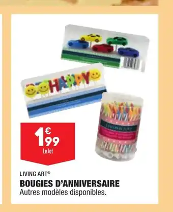 ALDI Bougies D'Anniversaire offre