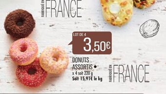 Match Donuts Assortis offre
