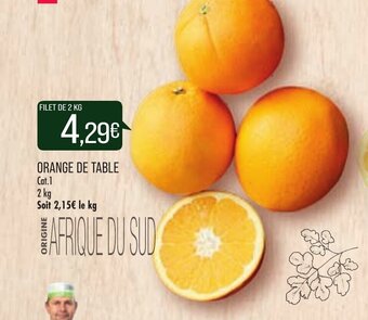 Match Orange De Table offre