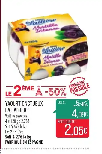 Match Yaourt Onctueux La Laitiere offre