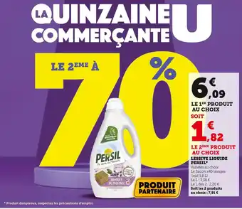 Super U Persil lessive liquide* offre