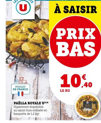 Super U U paëlla royale offre