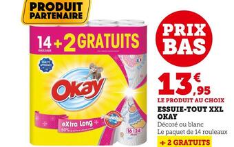 Super U Okay essuie-tout xxl offre