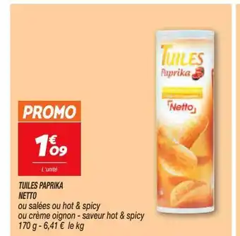 Netto Tuiles paprika netto offre