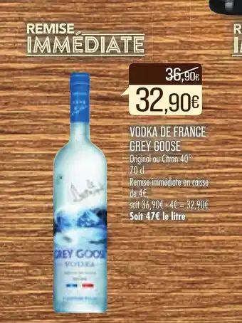 Match Vodka De France Grey Goose offre