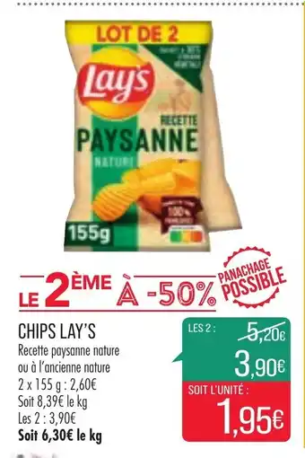 Match Chips Lay's offre