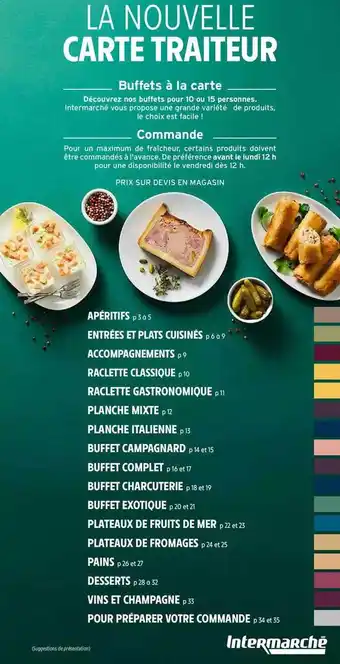 Intermarché La nouvelle carte traiteur offre