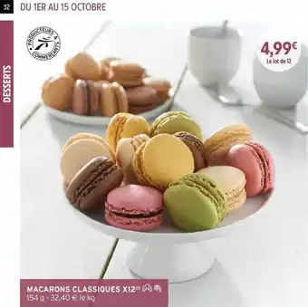 Intermarché Macarons classiques x12 offre