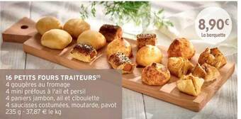 Intermarché 16 petits fours traiteurs offre