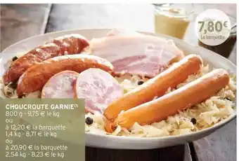 Intermarché Choucroute garnie offre