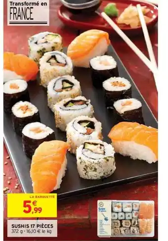 Sushis 17 pièces
