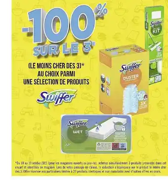 Géant Casino Produits swiffer offre