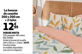 Auchan Parure nikita offre