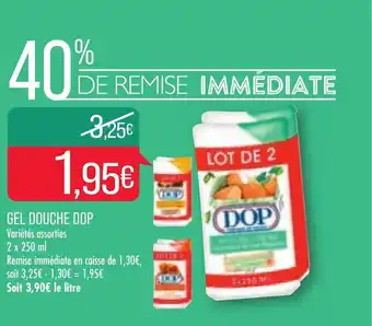 Match Gel douche DOP offre