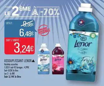 Match Assouplissant LENOR offre