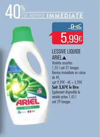Match Lessive liquide ARIEL offre