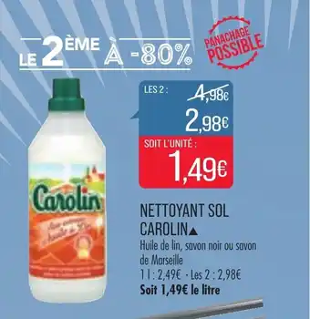 Match Nettoyant sol CAROLIN offre