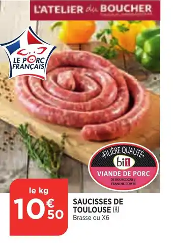 Bi1 Saucisses de toulouse offre