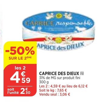 Bi1 Caprice des dieux offre