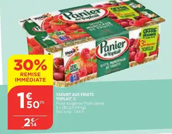 Bi1 Yaourt aux fruits YOPLAIT offre