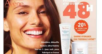 E.Leclerc Parapharmacie Gamme hydrance eau thermale avène offre