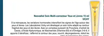 E.Leclerc Parapharmacie Neovadiol soin multi-correcteur yeux et lèvres 15ml vichy offre