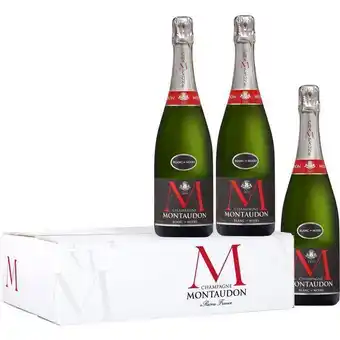 Auchan Supermarché Champagne montaudon le lot de 3 offre