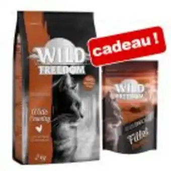 Croquettes wild freedom 6 kg + friandises filets de poulet 100 g offertes !