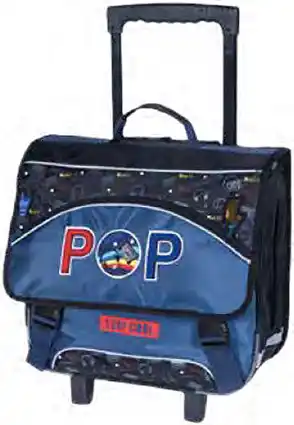 Bureau Vallée CARTABLE À ROULETTES «CYBEL» ET «KIP POP» offre