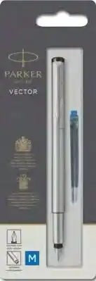 Bureau Vallée STYLO PLUME «VECTOR» ACIER offre