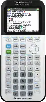 Bureau Vallée BON PLAN SUR LA CALCULATRICE TI-83 PREMIUM CE PYTHON offre