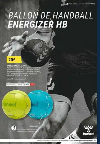 Decathlon Ballon Emergizer Hb offre
