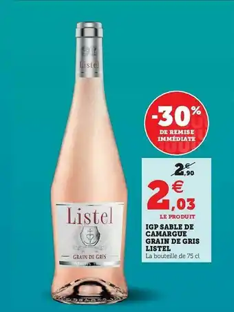 Igp Sable De Camargue Grain De Gris Listel