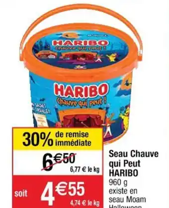 Cora x Carrefour Seau Chauve Qui Peut Haribo offre