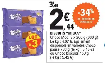E.Leclerc Biscuits "milka" offre