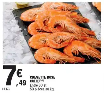 E.Leclerc Crevette rose cuite offre