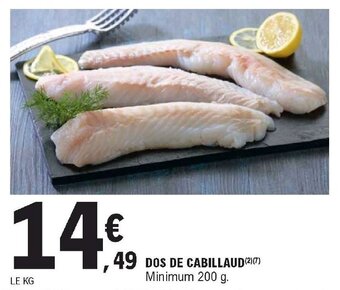 E.Leclerc Dos de cabillaud offre